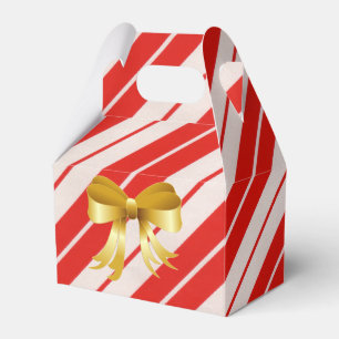 Candy Cane Favor Box Geschenkschachtel