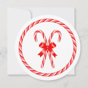 Candy Cane Feiertagskarte
