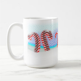 Candy Cane Forest Christmas Große Tasse