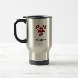 Candy Cane Friendship Reisebecher