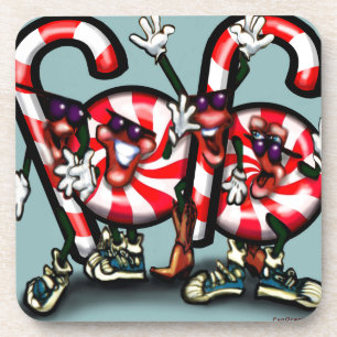Candy Cane Gang Getränkeuntersetzer