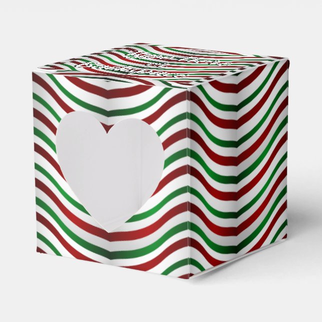 Candy Cane Geschenkboxen Personalisiert Holiday Bo Geschenkschachtel (Vorderseite)