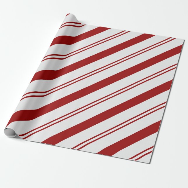 Candy Cane Geschenkpapier (Ungerollt)
