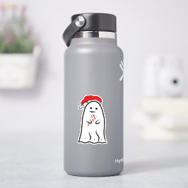 Candy Cane Ghost Aufkleber
