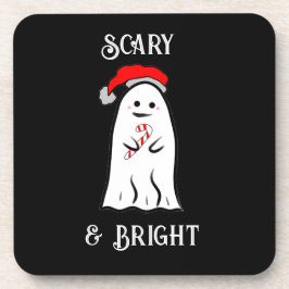 Candy Cane Ghost Getränkeuntersetzer