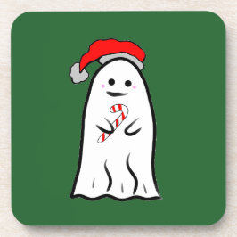 Candy Cane Ghost Getränkeuntersetzer