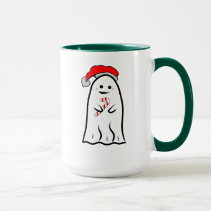 Candy Cane Ghost Tasse