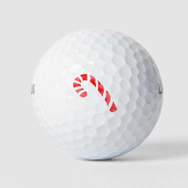 Candy Cane Golfball (Vorderseite)