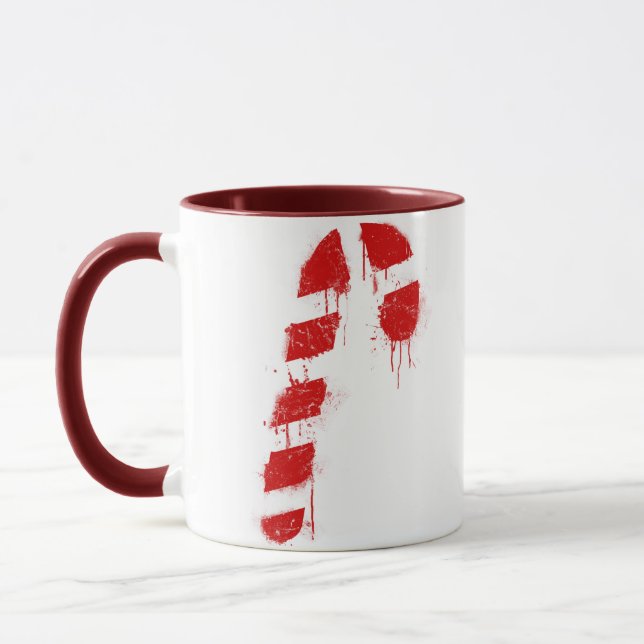 Candy Cane Graffiti Tasse (Links)