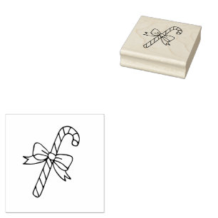 Candy Cane Gummistempel