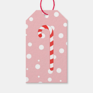 Candy Cane Illustration Classic Gift Tags Geschenkanhänger