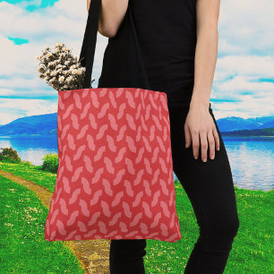 Candy Cane Large Tote Bag