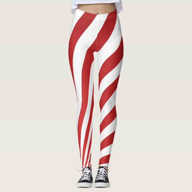 Candy Cane Leggings (Vorderseite)