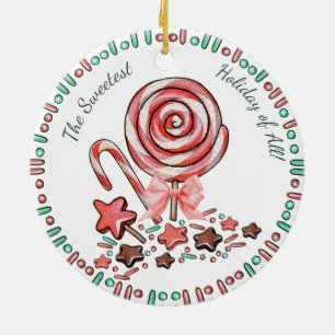 Candy Cane lollipops Schokolade Weihnachtsschmuck