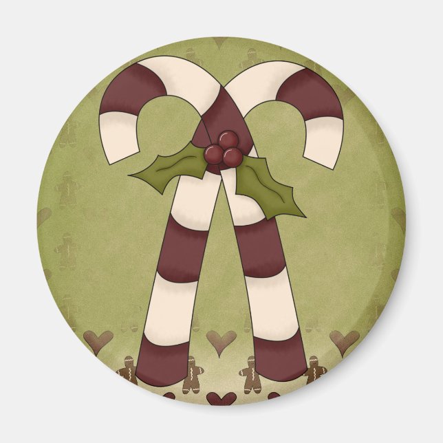 Candy Cane Magnet (Vorne)