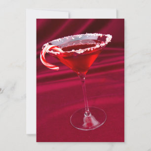 Candy Cane Martini Einladung