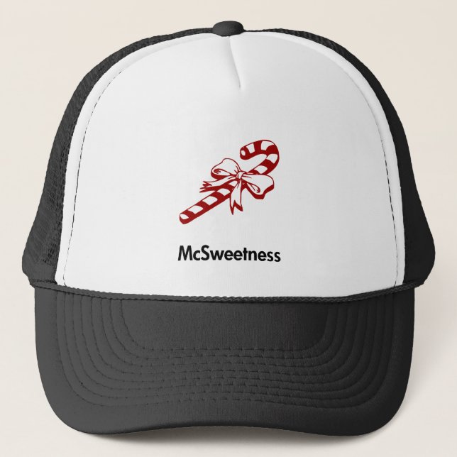 Candy Cane McSweetness Truckerkappe (Vorderseite)