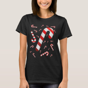Candy Cane Merry und Helle Red and White Candy Co T-Shirt