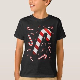 Candy Cane Merry und Helle Red and White Candy Co T-Shirt