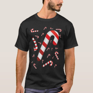 Candy Cane Merry und Helle Red and White Candy Co T-Shirt