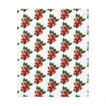 Candy Cane mit Holly Retro Weihnachtsmuster