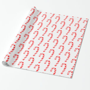 Candy Cane Muster 2 Geschenkpapier