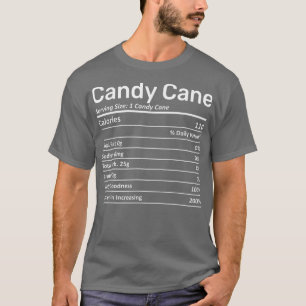 Candy Cane Nährwertangaben Familie passend Weihnac T-Shirt