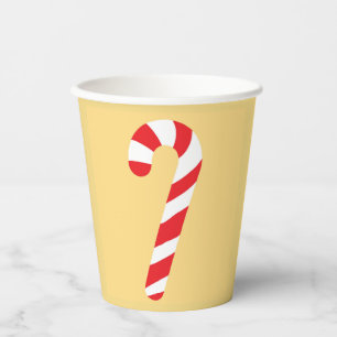 Candy Cane Paper Cup Pappbecher
