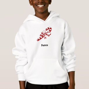 Candy Cane Peace Hoodie