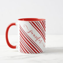 Candy Cane personalisierte Mug