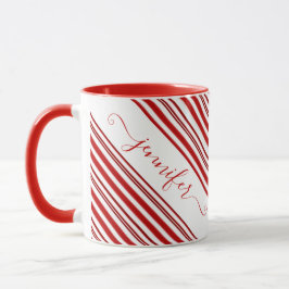 Candy Cane personalisierte Mug Tasse