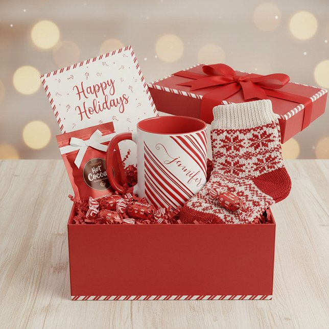 Candy Cane personalisierte Mug Tasse (Von Creator hochgeladen)