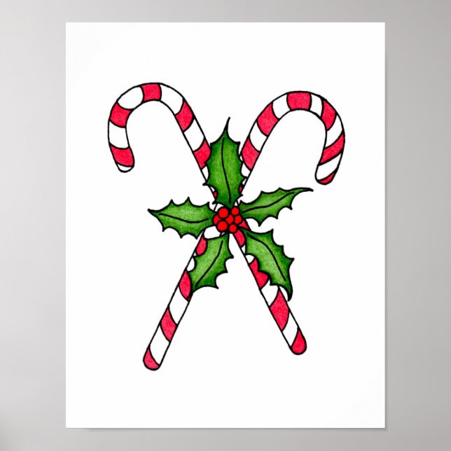 Candy Cane Poster (Vorne)