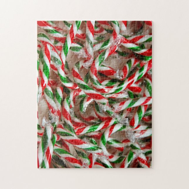 Candy Cane Puzzlesprint Puzzle (Vertikal)