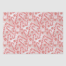 Candy Cane rosa Wrapping Paper