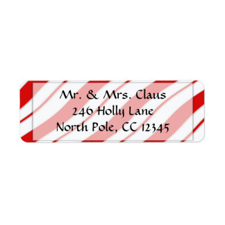 Candy Cane Rücksendeadresse