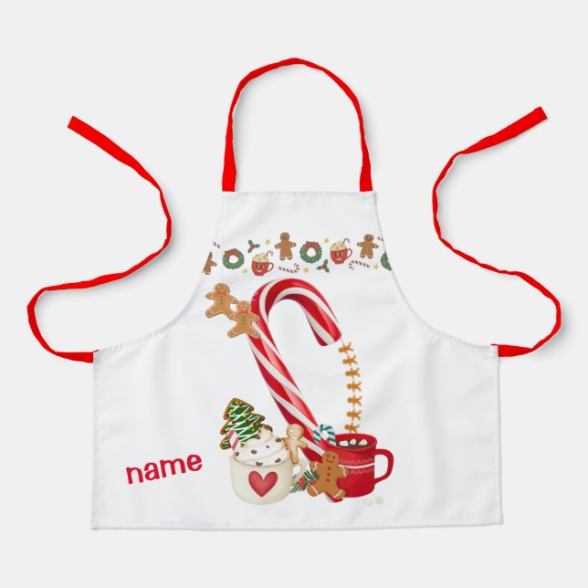 Candy Cane Schürze (Vorderseite)
