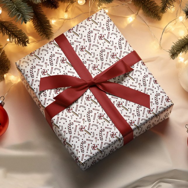 Candy Cane Set 3 Wrapping Paper Geschenkpapier Set (Von Creator hochgeladen)