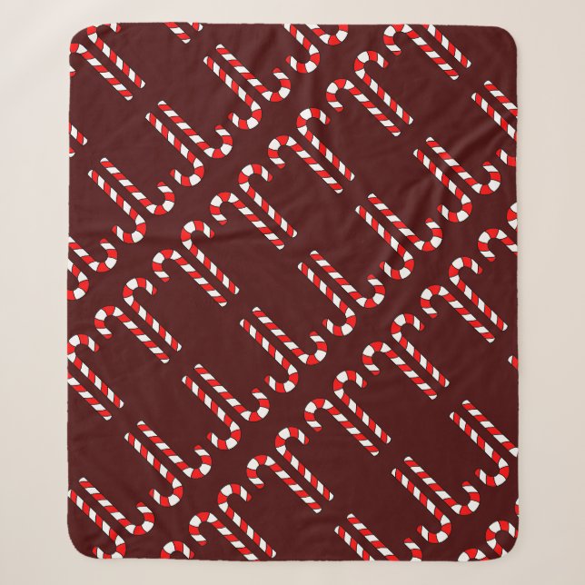 Candy Cane Sherpadecke (Vorderseite)