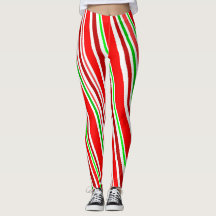 Candy Cane Slimming Spiralstreifen Red White Green