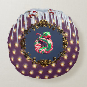 CANDY CANE SNAKE Kissen