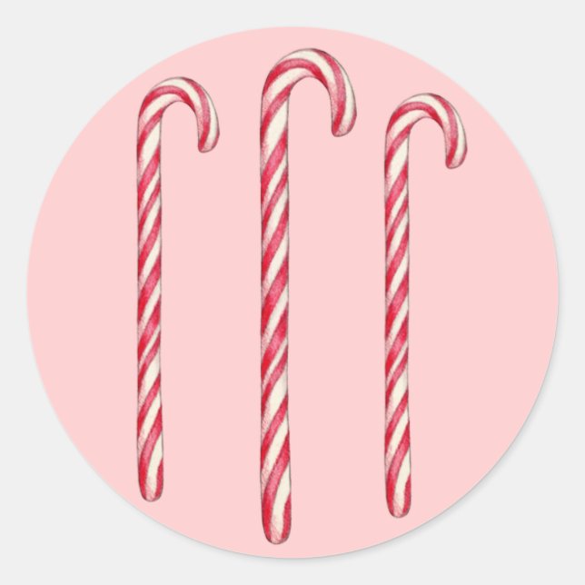 Candy Cane Sticker (Vorderseite)