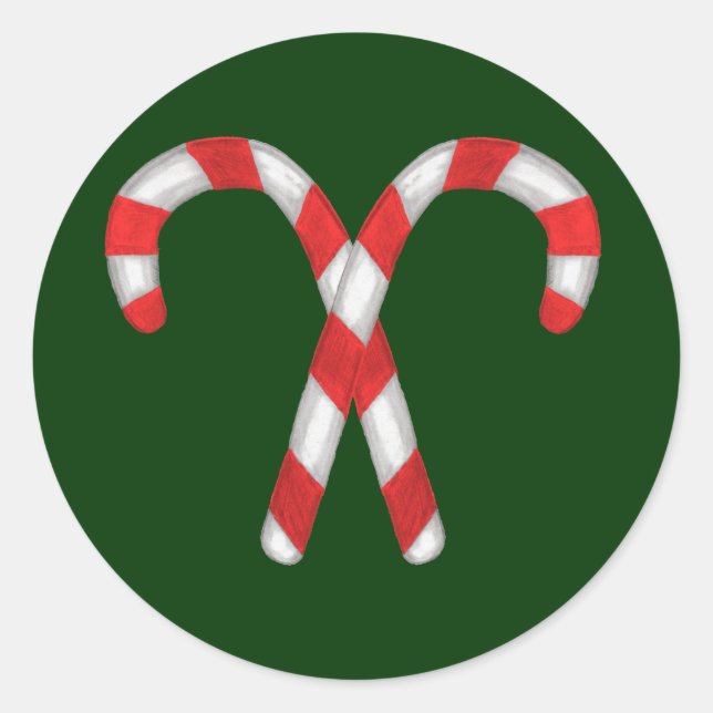 Candy Cane Stickers (Vorderseite)