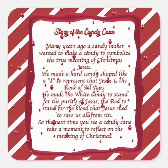 Candy Cane Stickers (Vorderseite)