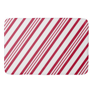 Candy Cane Strip Badematte