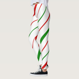 Candy Cane Stripe Leggings