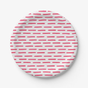 Candy Cane Stripe Pappteller