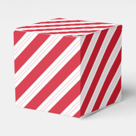 Candy Cane Striped Christmas Party Favor Gift Box Geschenkschachtel