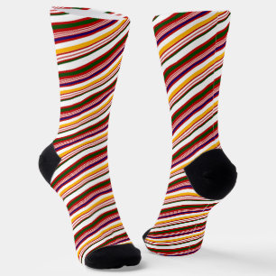Candy Cane Stripes Christmas Socken