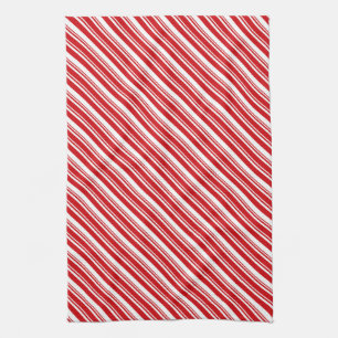 Candy Cane Stripes Geschirrtuch